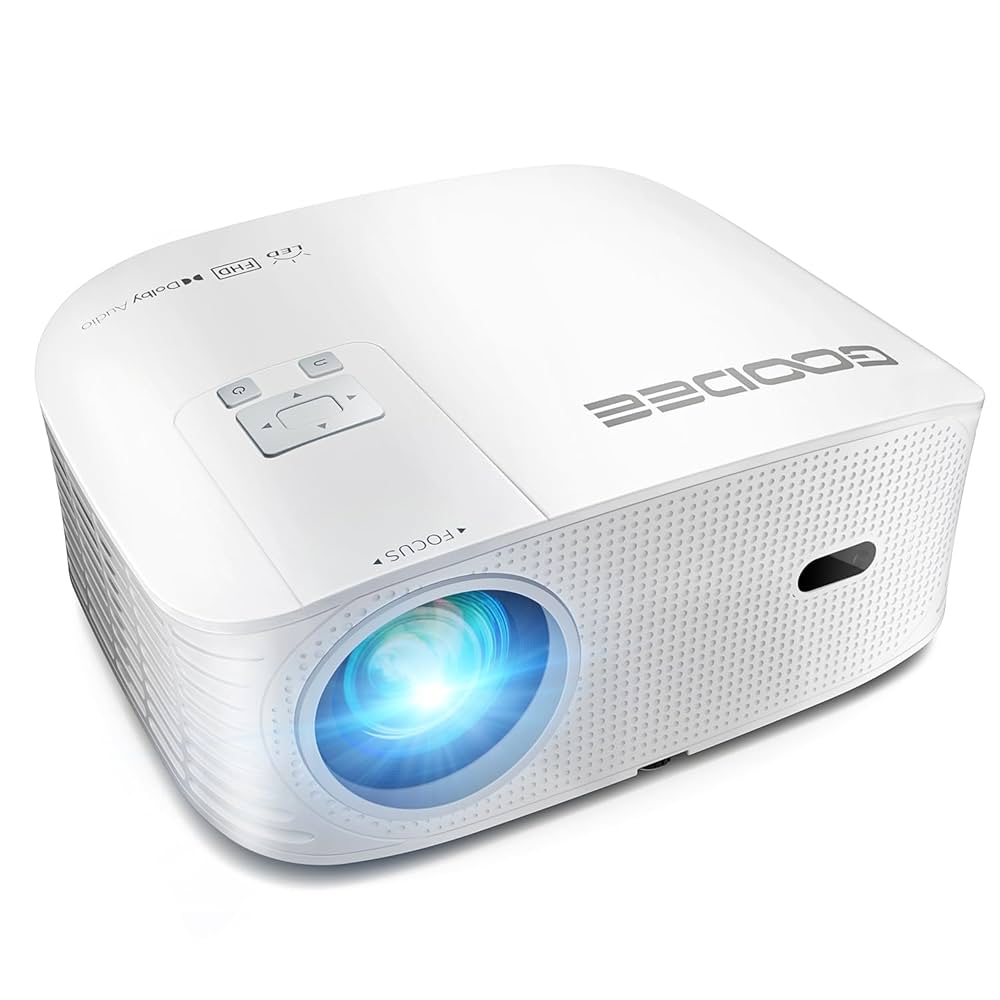 Goodee LEDプロジェクター（フルHD、ネイティブ1920x1080p） Amazon.com: GooDee Smart 4K 1080P Projector - Video